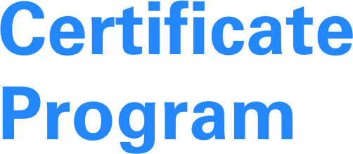 Certificate Program Certificate Program